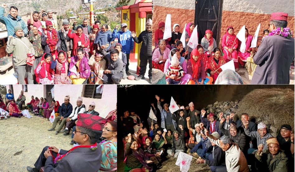 ऐरावतीमा एमालेको जनभेटघाट अभियान तीव्र, वडावडामा उम्मेदवारको प्रत्यक्ष संवाद