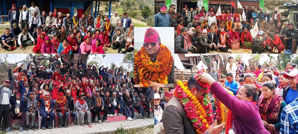 झिमरुकमा उत्साहको लहर : फागुन १३–१५ सम्म सूर्य थापाको सघन चुनावी अभियान, जनताको अपार माया र समर्थन